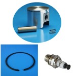 Jeu de pistons et segment de piston et bouchon CM6 pour moteur à essence DLE85 / DLE170 / DLE170M